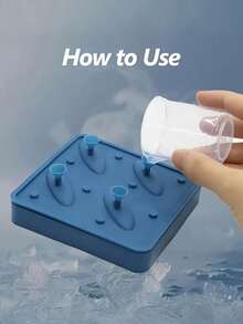 Shark Ice Cubes Reusable, Shark Silicone Ice Mold Features A Non-Stick Tray With Four Compartments,Stackable Flexible And Reusable & Easy Release,Trays Silicone Easy-Release And Flexible Trays For Freezer, Whiskey, Cocktail - Multicolor - View 9