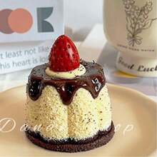 挤压减压玩具，硅胶慢回弹玩具，释放多巴胺，可爱夏日甜点造型，节日、生日完美礼物 - 彩色 - 查看 5