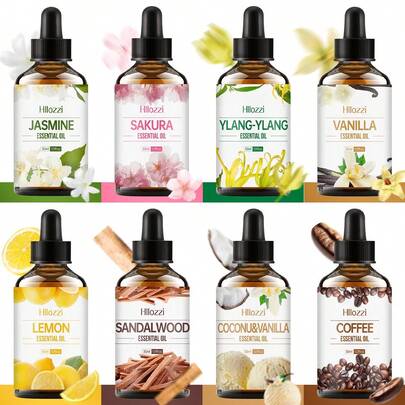 1 Bottle 30ml Plant-Extracted Essential Oil, Suitable For Use With Aroma Diffuser In Living Room, Bedroom, Bathroom To Add Fragrance, Perform Aromatherapy And Body Massage, Improve Air Freshness, Eliminate Odors, Provide Natural Fresh Scent