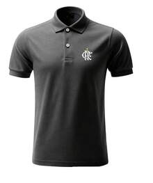 Men's Polo Shirt, Flamengo T-Shirt, Soccer Jersey - Grey - View 6