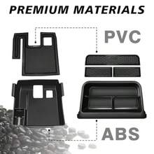 Cter Console Organizers Compatible With 2020-2025  Corolla And 2022-2025 Corolla Cross Accories Dashboard Insert Behind 8-Inch Scre And Middle Console Tray 2PCS Not For 2026 Model - 儀表板托盤和中控台零件 - 黑色 - 查看 2