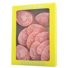 10 pièces Ensemble de découpoirs à biscuits de Pâques, moule à biscuits en forme d'œuf de Pâques, outils de cuisson de fondant - Rose bonbon - Voir 13