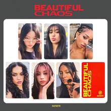 6 Peças Cartões Colecionáveis KATSEYE/Kpop/BEAUTIFUL CHAOS, Cartões Elegantes de Lembrança que Podem Ser Armazenados em Porta-cartões, Carteiras, Passaportes, Também Ótimos Adereços para Fotos de Viagem, Presente Perfeito para Amigos - Multicolorido - Visão 17