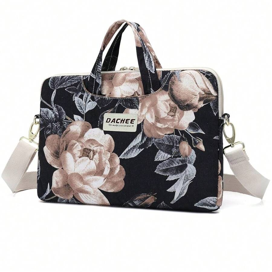 DACHEE Laptop Shoulder Bag For 15 Inch/15.6 Inch  Pro - 大白玫瑰15吋156英寸 - 查看 1