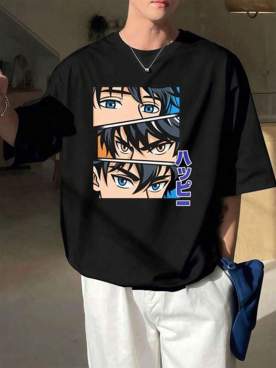 Men Outdoor Tees & Tanks - Black - View 1