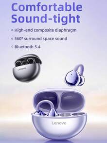 Lenovo-TA410 空气骨传导蓝牙耳夹式耳机，兼容华为新款非入耳式耳夹设计耳机 - 均碼 - 查看 2