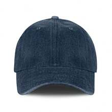 Heart Design Denim Baseball Cap With Fashion Style And Comfortable Fit For Daily Wear And Casual Outings Perfect Gift - Blue - View 3