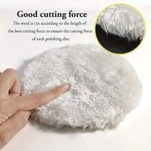 5件套4英寸清洁打磨套装，汽车抛光打磨垫轮组，带魔术贴背钻抛光附件，耐磨耐用研磨剂切割抛光打蜡套装，适用于车身维修、车辆保养和汽车美容 - 多色 - 查看 6