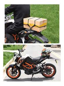 TendenciaRedes Malla Motos Sujetar Casco Portabultos Vendaje CorreaCalidad premium - 1 - Ver 6