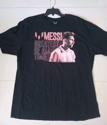 New MESSIs T-Shirt Graphic Lionel Messis Text MESSIs GREATEST Soccer Inters MIAMIs FC - màu đen - Xem 1