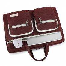 DACHEE Laptop Shoulder Bag For 15 Inch/15.6 Inch  Pro - NewRedBag15inch156inch - View 4