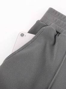 CAMEL CROWN Women's Outdoor Casual Pants, Wide Leg Pants Sun Protection Sweatpants Stretch Loose Breathable Straight Leg Pants Fashion Knit Casual Pants - Agarwood Ash - View 2