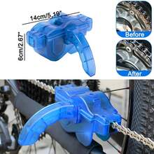 4 Set Bicycle Chain Cleaner Cycling Cleaning Kit Bike Wash Tool Set Bike Protection Oil Portable Outdoor Mountain Bicycle Repair Tools - Multicolor - View 3