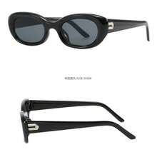 1 pieza Gafas de moda con remaches, versátil y favorecedora apariencia sin maquillaje - Negro - Ver 2