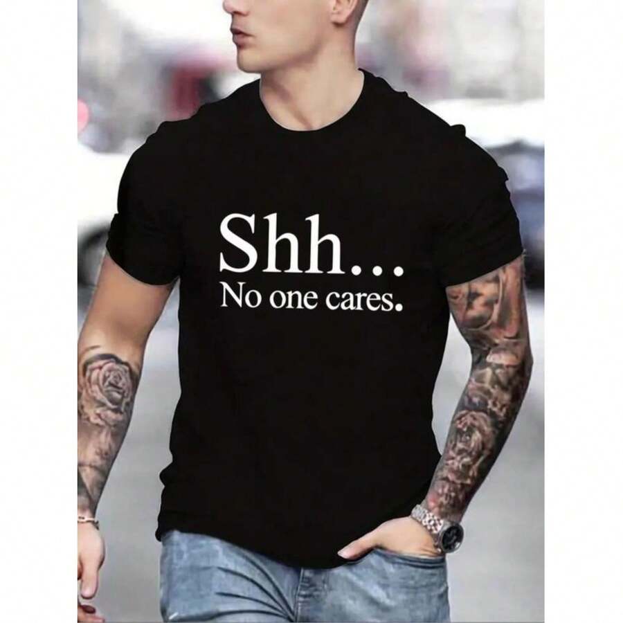 Men T-Shirts - Black - View 1