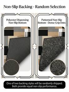 1 pieza Alfombra lavable de lana sintética con patrón geométrico moderno, apta para sala de estar y dormitorio - Multicolor - Ver 6