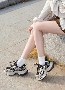 CAMEL CROWN Women's Outdoor Casual Shoes, Thick Bottom Height Enhancement Old Chunky Sneakers Retro Sneakers Hundreds Of Casual Shoes - Mika - View 3