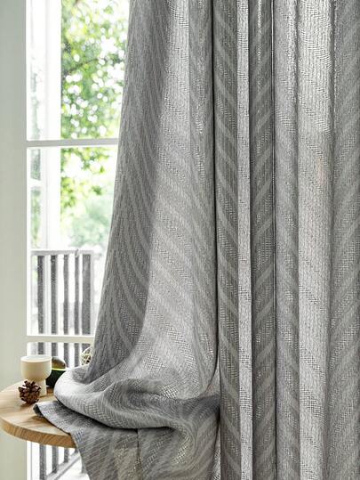 1 perdea jacquard în stil european, cu textură twill simplă, în culoare solidă, potrivită pentru sufragerie și dormitor