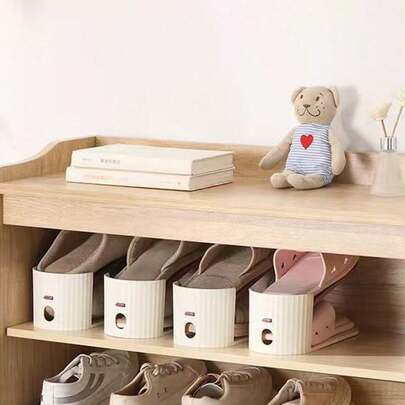 10X Two Speed Adjustable Shoe Holder, Shoe Storage Can Be Folded And Spliced, Freely Combined, Suitable For Living Rooms, Dormitories, Wardrobes