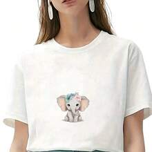 3pcs Elephant Heat Transfer Patches, Ironing And Washable, Suitable For T-Shirts, Jeans, Sweaters, Handbags, Pillows, Cushions - 3PCS-s - View 5