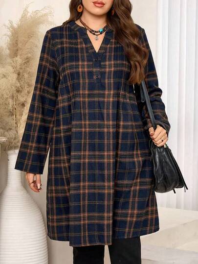 大码中东风情复古宽松休闲度假连衣裙