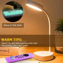 Remote Control Protective Cover, Remote Control Cover, Silicone Material, Anti-Drop, Anti-Dust, Compatible With Fire Stick TV Alexa Voice Remote Control (Third Generation) Luminous Model With Lanyard,Mother's Day Gift,Bedroom Decor,Garden,Kitchen Decor,Summer,Beach,Travel Essentials,Room Decor,Squishy,Graduation - Multicolor - View 5