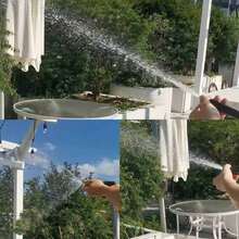 High Pressure Car Wash Gun, RV Exterior Cleaning, Retractable Spring Hose, No- Garden Hose, Adjustable Nozzle Multi-Mode, All-Purpose Cleaning Tool, Powerful Cleaning Sprayer - Multicolor - View 8