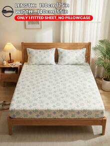 2/3件套印花床上用品套装（1件床单+1/2个枕套，不含枕芯），亲肤床垫保护套，印花床垫罩，舒适柔软，透气，多种尺寸可选，适用于单人床/双人床/大号床/特大号床，可机洗，家居卧室装饰 - 彩色 - 查看 13