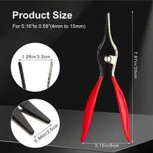 Automobile Tubing Oil Pipe Separation Clamp Joint Tightening Pliers Fuel Filters Hose Tube Buckle Removal Tools Car Pipe Tool - A - View 5