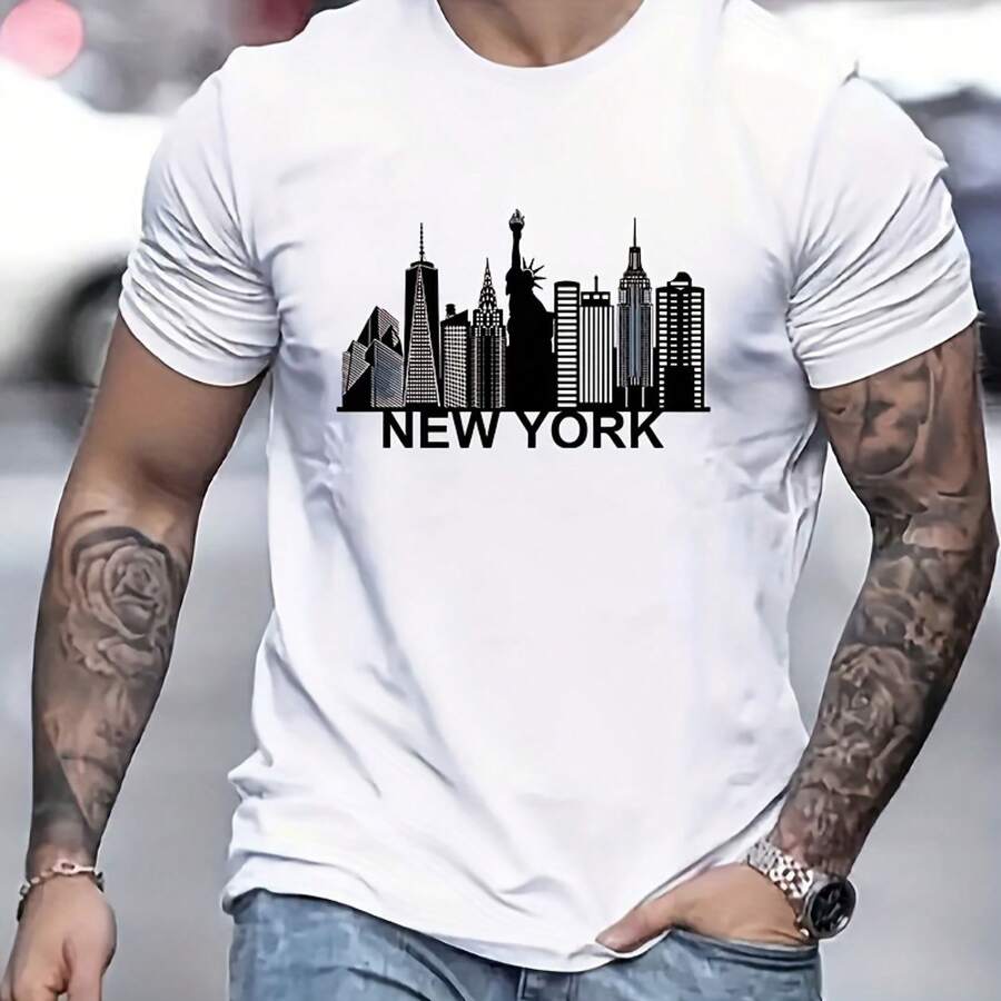 Men T-Shirts - White - View 1