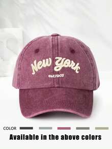 1 件刺绣 79 拼布水洗棒球帽，户外可调节防晒休闲帽，适合春季、秋季旅行、海滩、Y2K 风格年轻帽子 - 棒球帽 - 查看 13