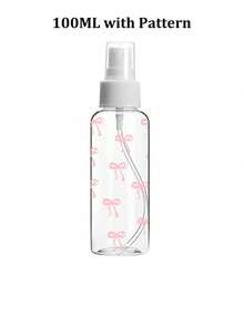 1pc Pink Bow Heart Pattern Spray Bottle - Reusable Portable Spray Bottle, Suitable For Essential Oils, Perfume And Skincare Liquids, Suitable For Hair Salons, Kitchens, Bathrooms, Gardens, Suitable For Travel And Business, Mother's Day Gift, Spring Decor, Travel Essentials (Pattern Randomly Cut) - Multicolor - View 13
