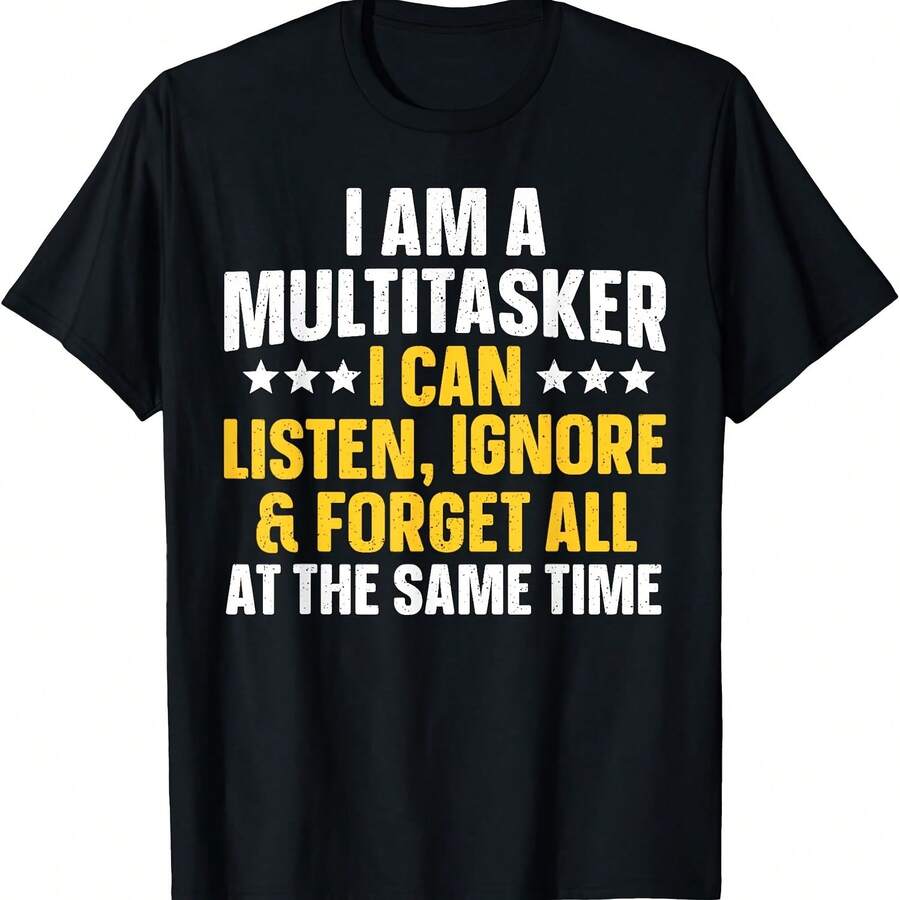 Funny Quote Art for Sarcastic People Men Women Gag Sayings T-Shirt - Negro 7 - Ver 1