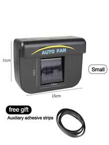 YAIUZGOO 太阳能汽车排气扇，小型太阳能汽车通风扇，汽车车窗遮阳板通风系统，冷却风扇，夏季冷却风扇，除臭通风便携式车窗空气循环扇，保持车内凉爽，汽车配件 - A - 查看 9