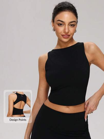 MASKERT Áo tank top thể thao ngắn tay không tay dành cho nữ, thích hợp cho yoga, thể dục, khiêu vũ, bóng chuyền, cầu lông, tập luyện và tennis.