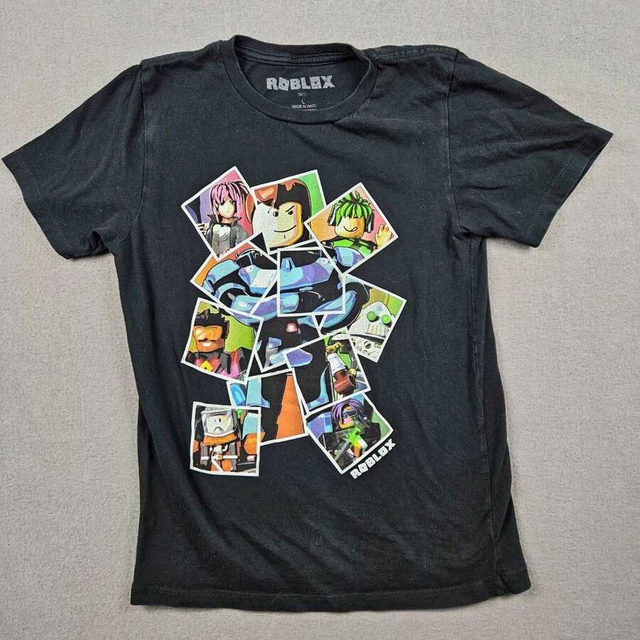 RobloxS Shirt Youth L Black Tee - Kiểu 4 - Xem 1