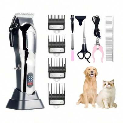 Kit Rasuradoras Para Perros Y Gatos Máquina De Cortar Pelo