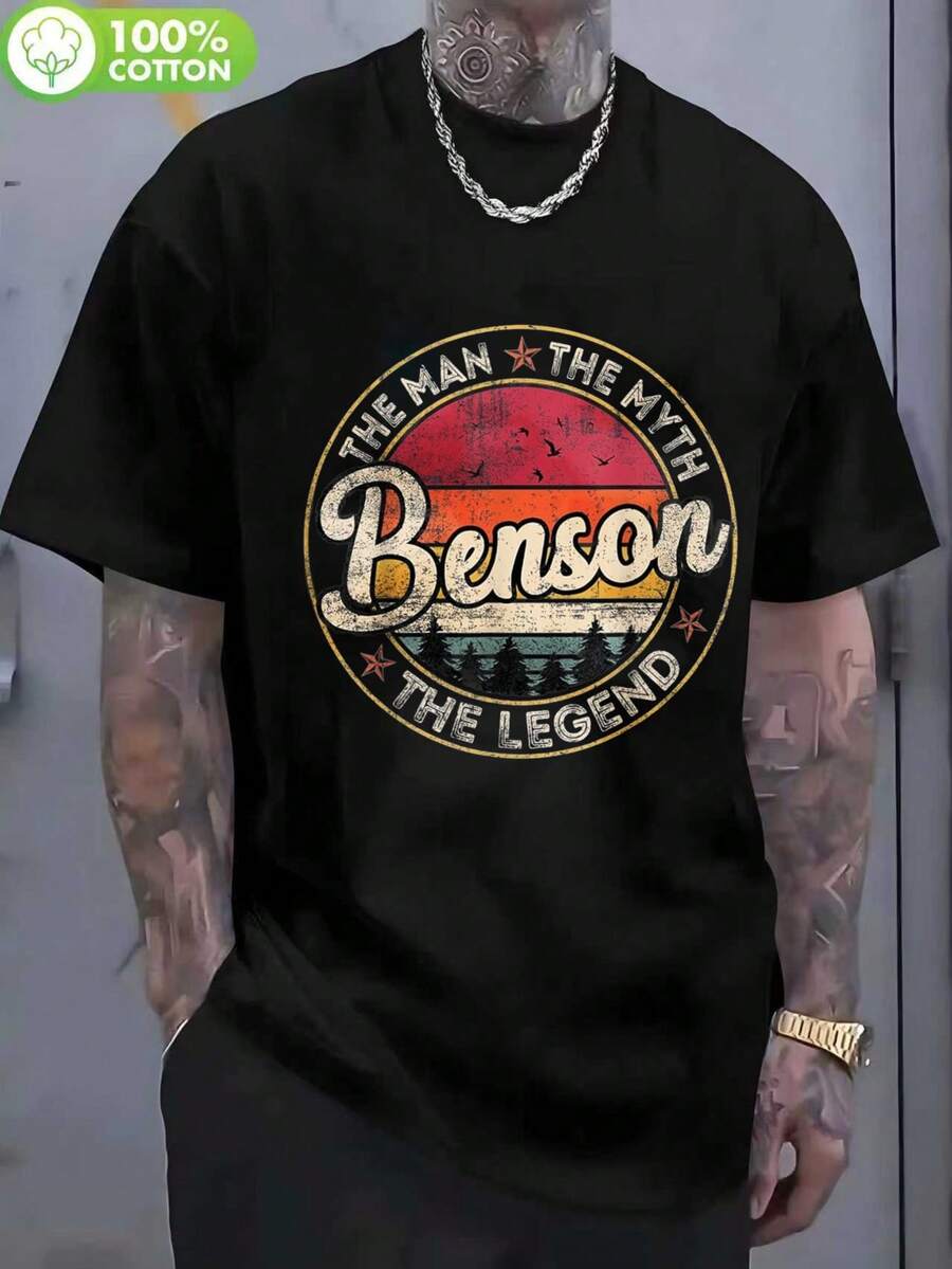 Camisetas para hombres - Negro - Ver 1