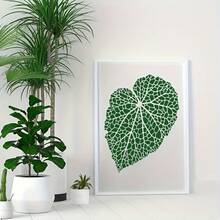 1pc Reusable Large Leaf Shaped Painting Template, Applicable For Frames, Canvases, Woven Fabrics, Drawing Papers, And Other Painting Applications - 1 Large Leaf - View 4