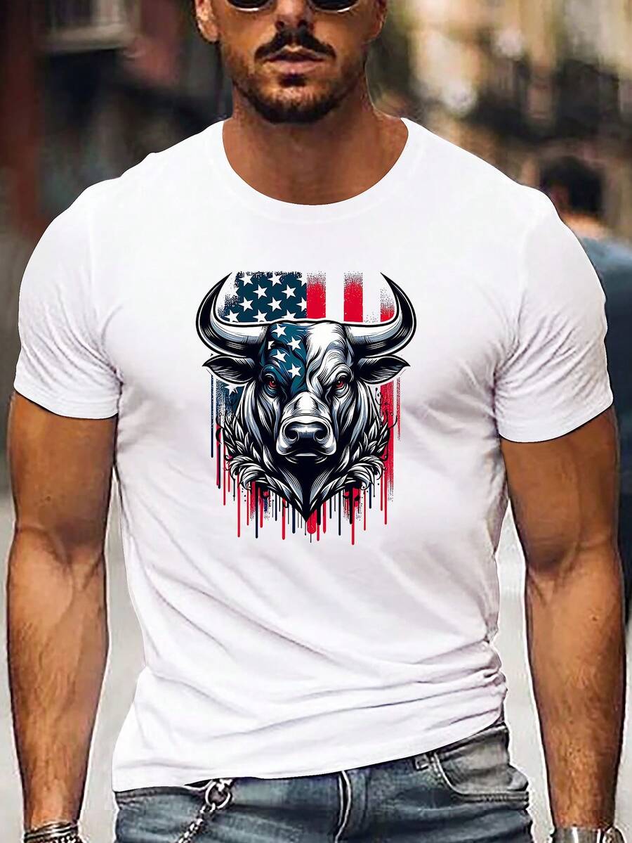 Camisetas masculinas - Branco - Ver 1