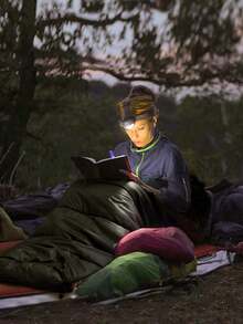 Saco de dormir para momia, de -20 a 16 ° F Extreme 3 a 4 estaciones para adultos, clima frío, cálido y lavable, para senderismo, viajes y actividades al aire última intervensión - -9,4 °C-verde - Ver 9