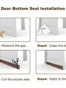 Set de 3 tiras de sellado para puertas - B - Ver 6