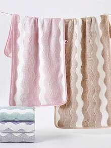 Baby- und Kleinkind Korallenfleece süße Cartoon Weich Handtuch 35*75cm/Badetuch 70*140cm - Pink - Übersicht 4