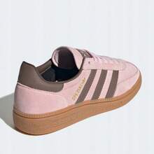 ADIDAS HANDBALL SPEZIAL JUNIOR LIGHT PINK WITH BROWN STRIPES GOOD QUALITY SHOES 100% ORIGINAL PRODUCT FAST DELIVERY REF JH6190 - Hồng và nâu - Xem 3