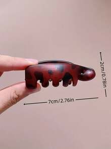 2pcs Non-Slip Banana Hair Clips - Matte Elegant Retro Oval Clips, Hair Accessories, Leopard Print, Amber & Black, Ponytail, Hair Ties And Topknot Fixation, Banana Hair Clips, Hair Accessories, Women Hair Accessories, Hair Accessories, Women Hair Accessories, Hair Accessories, Hair Tools, Curling Hair Accessories, Autumn, Travel, Hair Tools, Women Accessories, Hair Care, Autumn, Women Hair Accessories, Women Hair Accessories, Hair Tools, Hair Care, Accessories, Beauty Accessories - Multicolor - View 10