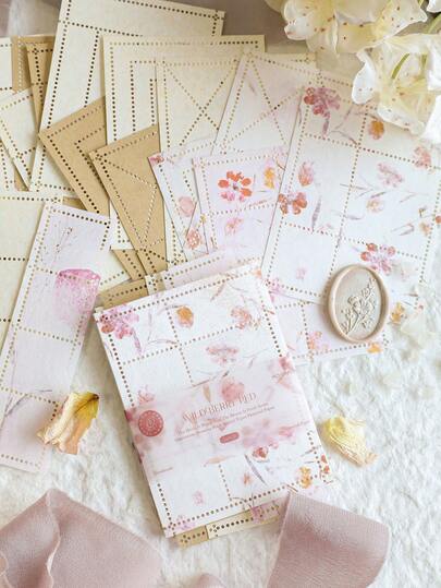 MOCARD 18pcs/Pack Vintage Inspirational Scrapbooking Paper, Non-Adhesive DIY Decorative Material Paper, Holiday Gift, Handmade Collage Supplies, Personalized Scrapbook Planning Creative School Stationery