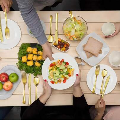 3pcs Stainless Steel Cutlery Set; Steak Knife & Fork, Coffee Spoon, Mirror Polished, Elegant Western 3 PiecesFlatware Set, Portable Utensils, Suitable For Outdoor Picnic, Daily Use, Restaurants, Hotels