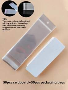 200pcs/198/196/100/98/20/Set Keychain Display Cards, Jewelry Storage Cards, Gift Packaging Label Cards, Keychain Storage Cards, Necklace Display Cards - Multicolor - View 13