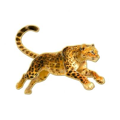 Cheetah Enamel Brooch Pin Fashion Decorative Brooches Ornaments Lapel Bag Badges Jewelry Gifts