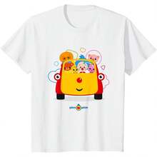 Plim Plim And  With Tuni - Fun Adventures T-Shirt All Seasons,220g Pure Cotton Single-Sided Printed Crew Neck Short-Sleeved T-Shirt,Unisex Top,Base Layer - Màu 8 - Xem 1